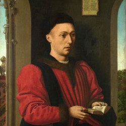 Portrait of a Young Man Praying